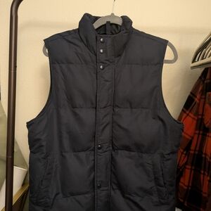 St. John's Bay Dark Blue Quilted Vest